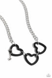 Paparazzi Heart Homage Necklace Black