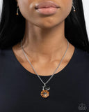 Paparazzi Basketball Balance Necklace Orange