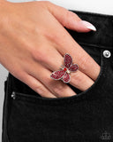 Paparazzi Admirable Ascension Ring Red