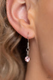 Paparazzi Blinged-Out Breeze Necklace Pink