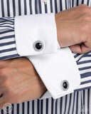 Paparazzi Breaking Boundaries Cuff Links Black