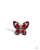 Paparazzi Floating Fantasy Ring Red