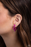 Paparazzi In A Galaxy STAR, STAR Away Earrings Pink
