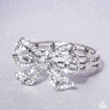 Paparazzi Its All A-BOW-t Me Bracelet White