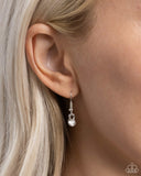 Paparazzi Mismatched Monarchy Necklace White