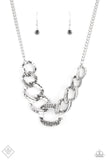 Paparazzi Bombshell Bling Necklace Silver