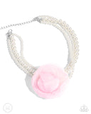Paparazzi Radiant Rosette Necklace Pink