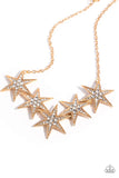 Paparazzi Rockstar Ready Necklace Gold