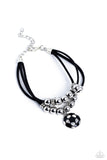 Paparazzi Soccer Player Bracelet Black