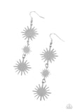 Paparazzi Astro Goddess Necklace Silver & Solar Soul Earrings Silver