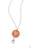 Paparazzi True to Your Heart Necklace Orange