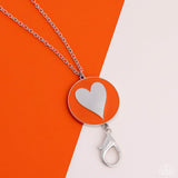 Paparazzi True to Your Heart Necklace Orange