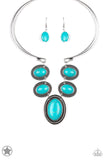 Paparazzi River Ride Necklace Blue - Glitz By Lisa 