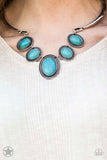 Paparazzi River Ride Necklace Blue - Glitz By Lisa 