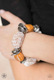 Paparazzi  Glaze of Glory Bracelet Peach - Glitz By Lisa 