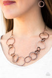 Paparazzi Follow The RINGLEADER Necklace Copper - Glitz By Lisa 