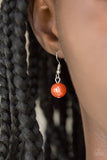 Paparazzi Party Dress Princess Necklace Orange - Glitz By Lisa 