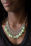 Paparazzi Spring Daydream Necklace Green - Glitz By Lisa 
