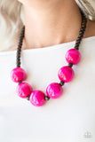 Paparazzi Oh My Miami Necklace Pink - Glitz By Lisa 