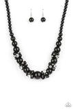 Paparazzi All Dolled UPSCALE Necklace Black