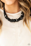 Paparazzi All Dolled UPSCALE Necklace Black