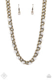 Paparazzi Major Moxie Necklace Brass