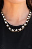 Paparazzi Major Moxie Necklace Brass
