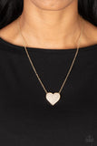 Paparazzi Spellbinding Sweetheart Necklace Gold