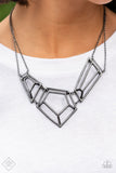 Paparazzi 3-D Drama Necklace Black