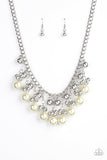 Paparazzi Pearl Appraisal Necklace Yellow - Glitz By Lisa 
