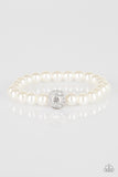 Paparazzi Follow My Lead Bracelet White - Glitz By Lisa 